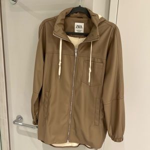Zara faux leather jacket